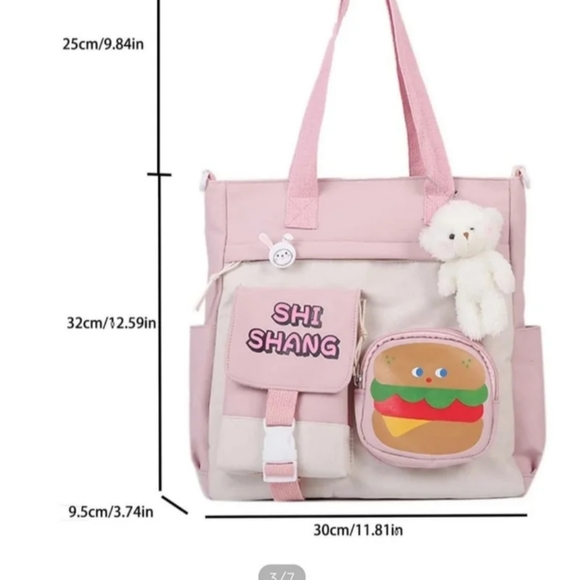 Cartoon tote bag- BUNDLE ONLY - Picture 3 of 6